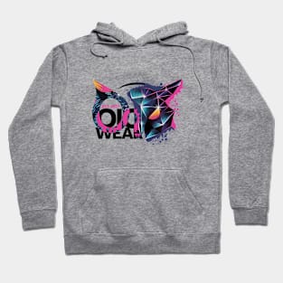 OiO White Space Wolf Hoodie